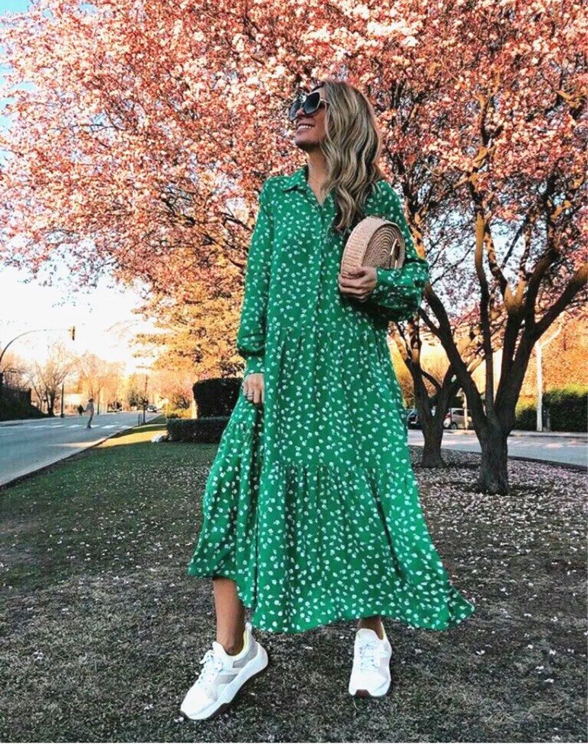 H&m floral maxi dress on sale