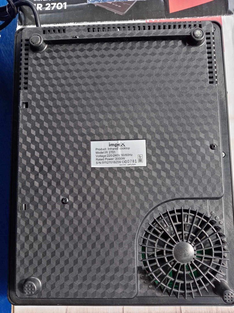 Infrared Single Burner Cooker Cooktop (Category: Cookers) located in Manila. Submitted by louangelle_ (Listing ID 1322105195, Image 2). Description: 2000 W .
