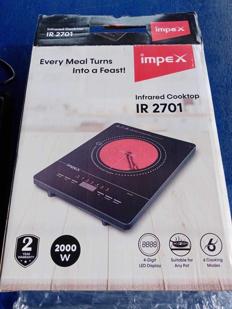 Infrared Single Burner Cooker Cooktop (Category: Cookers) located in Manila. Submitted by louangelle_ (Listing ID 1322105195, Image 3). Description: 2000 W .