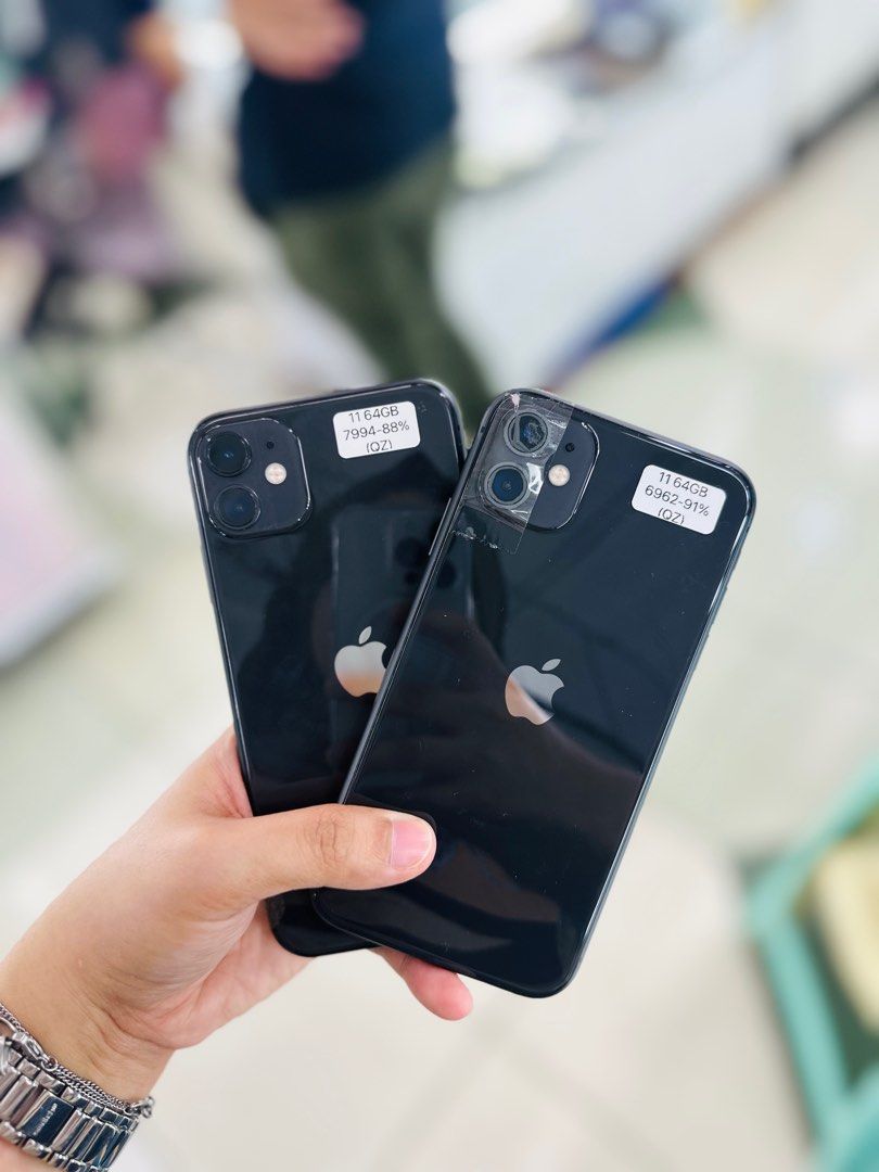 Iphone 11 64GB 91bh no issues Openline Black color (Category: iPhone 11 Series) located in San Juan City. Submitted by saabangadgetshop (Listing ID 1322182255, Image 1). Description: Onhand | Pre-owned iPhone 11 64GB 91% Battery Health OPENLINE NO HIDDEN ISSUES NO HISTORY OF REPAIR 99%Smooth TEST TO SAWA RESET ALL YOU WANT NOT REFURBISHED AUTHENTIC PHONE ALL WORKING Mode of Payment : ⬇️ ▪️Cash ▪️Bank Transfer ▪️Gcash 📍Installment available here 