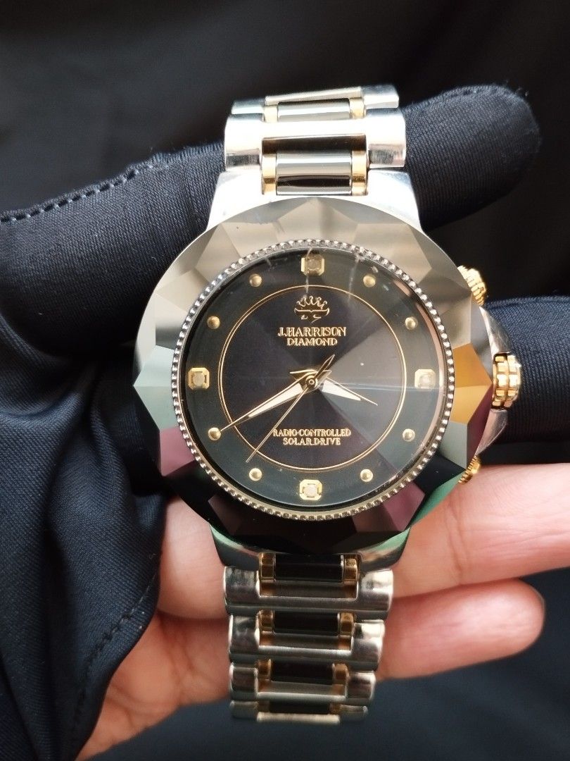 時計 J.HARRISON ジョン・ハリソン DIAMOND 腕時計 クォーツ CCM-001C 