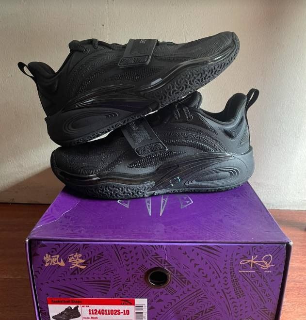 Kai 1 Triple Black (Category: Sneakers) located in Pasig City. Submitted by paxofficial (Listing ID 1322149038, Image 1). Description: Kai 1 Triple Black Php 9,500 🔹Sizes subject to availability 🔹Prices subject to change without prior notice Brandnew Complete w/ Receipt 🧾 Email confirmation 📩 100% original ✔️ We offer 2x money back guarantee if proven fake Dm us now 📥 MOP: Bank Transfer | Gcash Looking for grails to rock? Or steals to cop? J