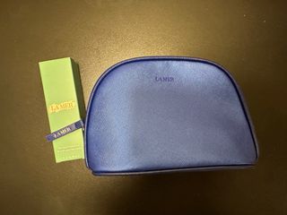 La Mer 化妝袋連hand cream一支64195649642883110