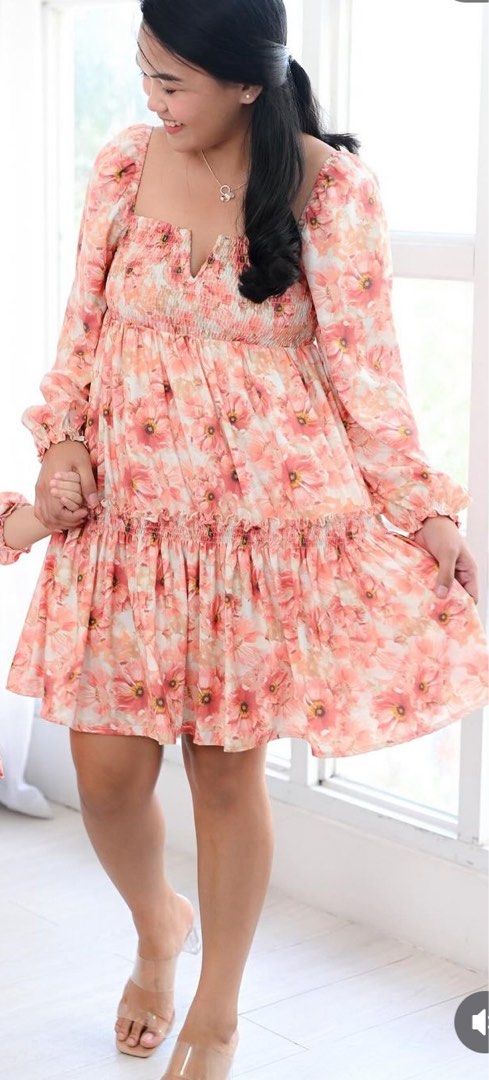 Living doll PH Laura Dress in Peach Women s Fashion Dresses Sets Dresses on Carousell
