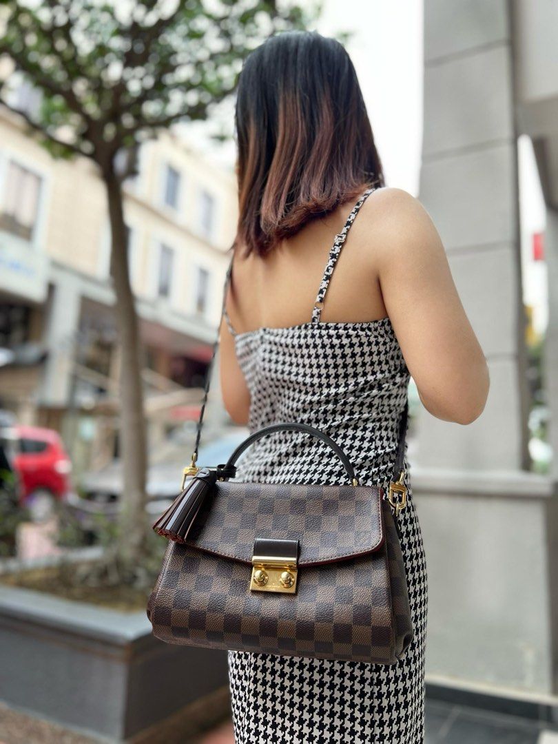 Louis Vuitton Croisette Damier Ebene Coated Canvas | Luxe Collective