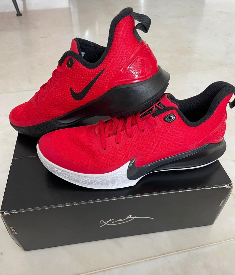 Mamba focus university red Kobes US10 Men s Fashion Footwear Sneakers on Carousell