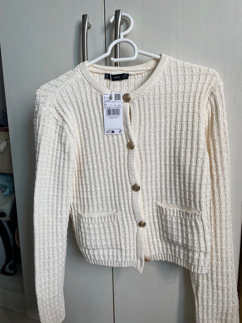 Mango Textured Cardigan Brand New Women s Fashion Coats Jackets and Outerwear on Carousell