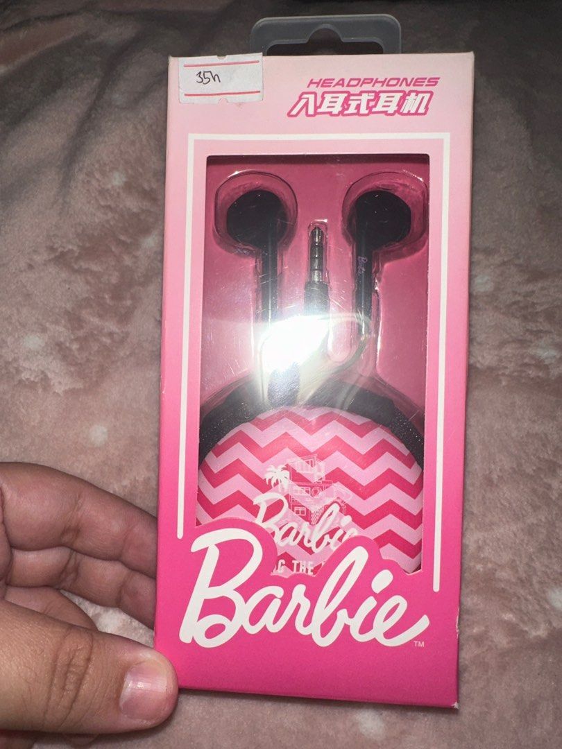 MINISO BARBIE EARPHONES OFFICIAL (Category: Earphones) located in Bulacan. Submitted by xxmeiji (Listing ID 1322098285, Image 2). Description: No box .