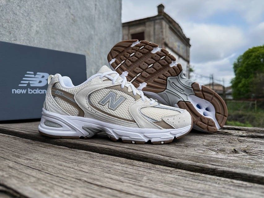 New Balance 530 Linen Stoneware Men s Fashion Footwear Sneakers on Carousell