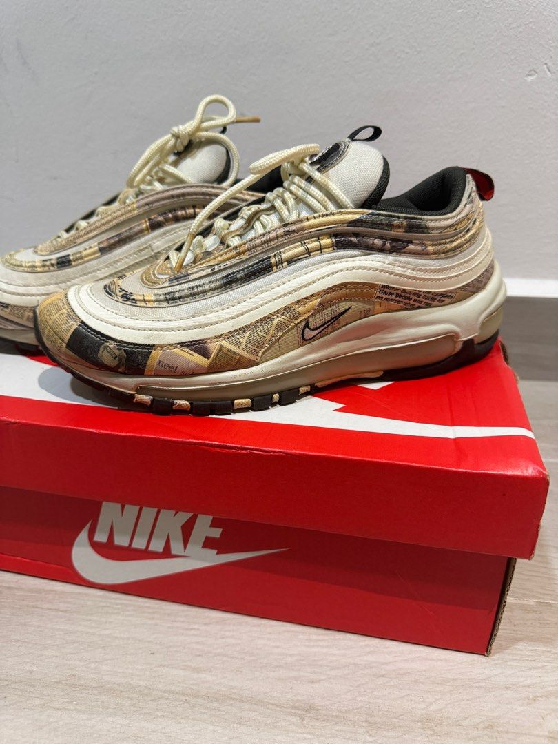 air max 97 newsprint