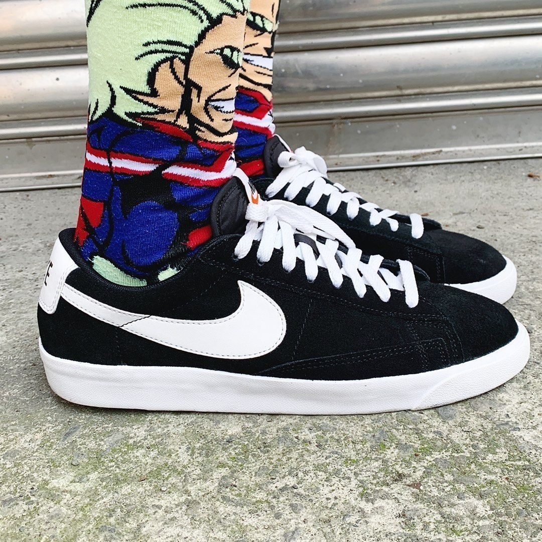 NIKE BLAZER LOW PRM VNTG SUEDE LOGO US8.5 26.5 538402 004 SNK M TP0 2408 TP0 24