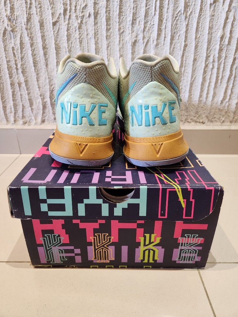 Nike Kyrie 5 Squidward Basketball Shoes Spongebob Collection Men s Fashion Footwear Sneakers on Carousell