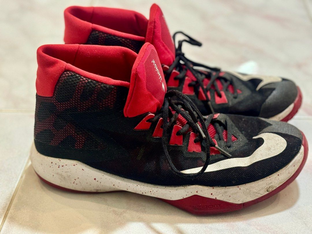 Nike Men s Zoom Devosion Black University Red Women s Fashion Footwear Sneakers on Carousell