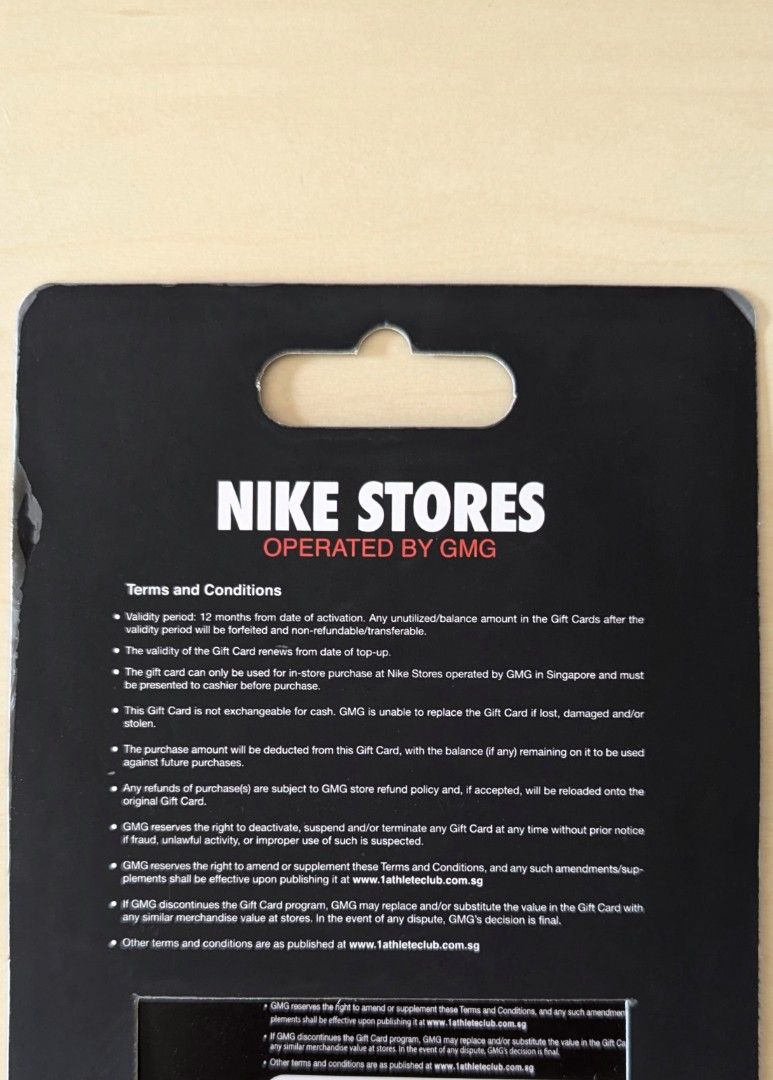 Nike $200 gift card cheap