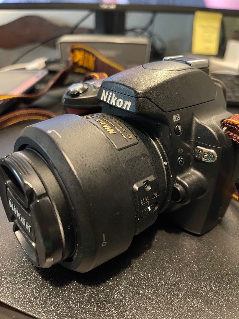 Nikon D60 with 50mm 1.8 (Category: Cameras) located in Quezon City. Submitted by mariadv (Listing ID 1322065797, Image 3). Description: .