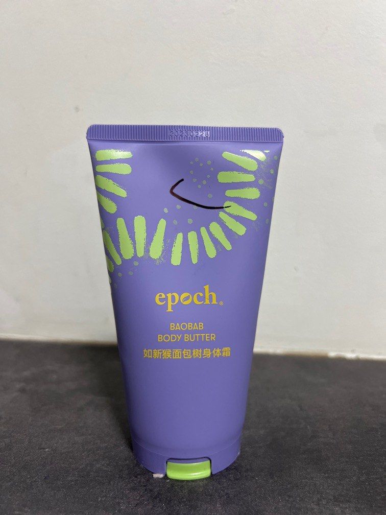NUskin epoch baobab body butter (Category: Body Care) located in Singapore. Submitted by 12__12 (Listing ID 1322151044, Image 1). Description: BNIB Delivery avail pm for more details Tags: shower hath soap cream hair towel toilet skin smell lavender nice amway innisfree .