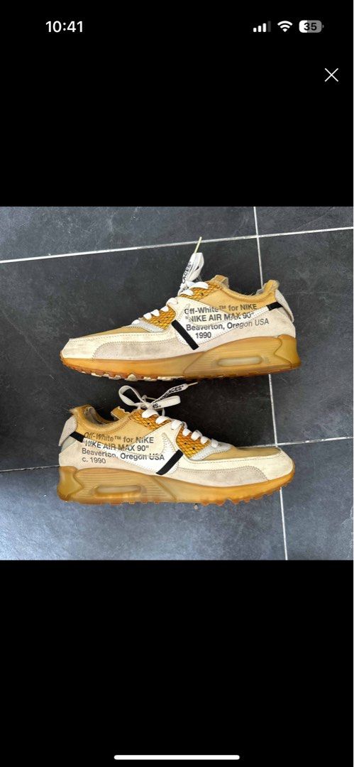 Fake Air Max 90 0ff White Off White Air Max 90 THE TEN, Men's