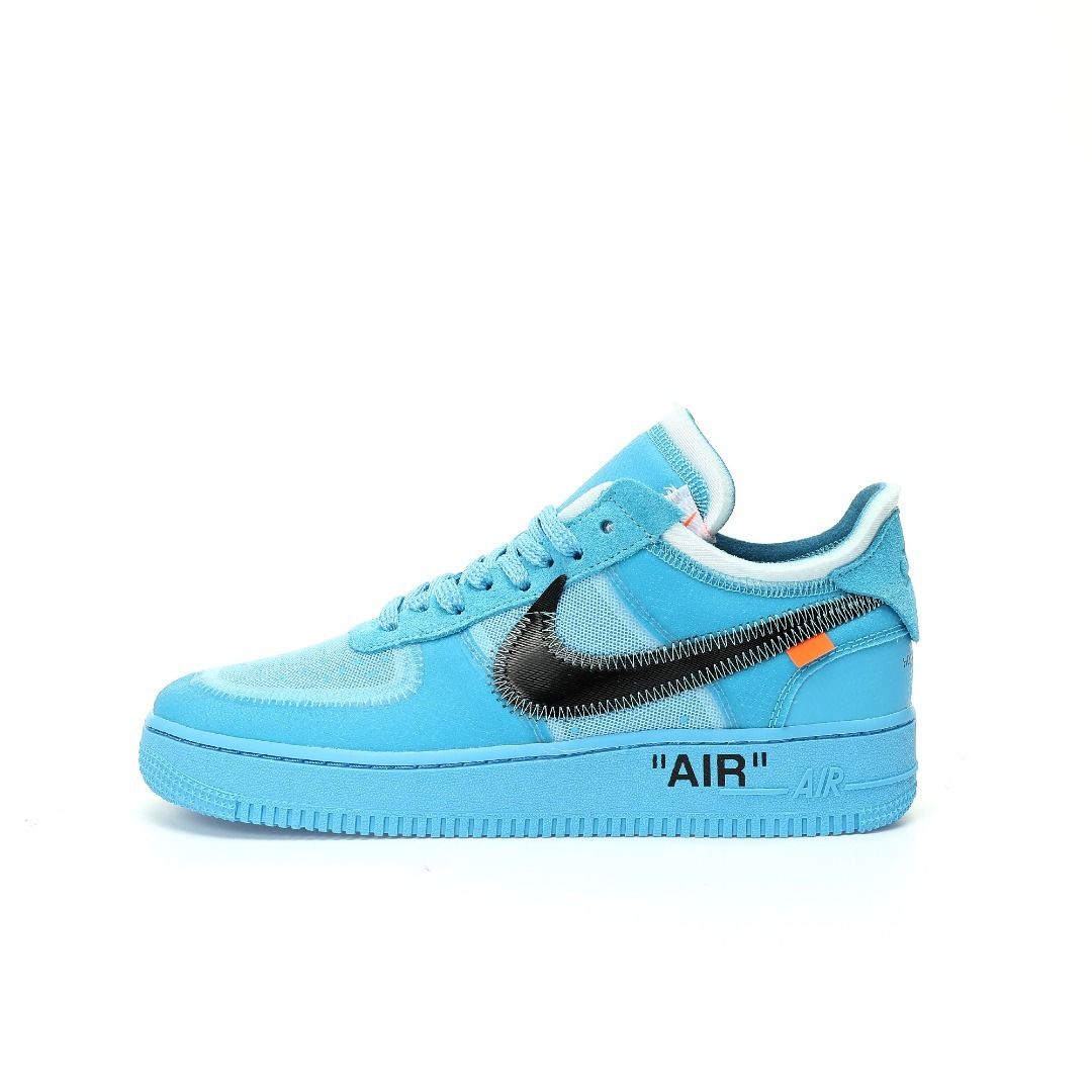 Off White x Nike Air Force 1 Low Sky Blue 2.0