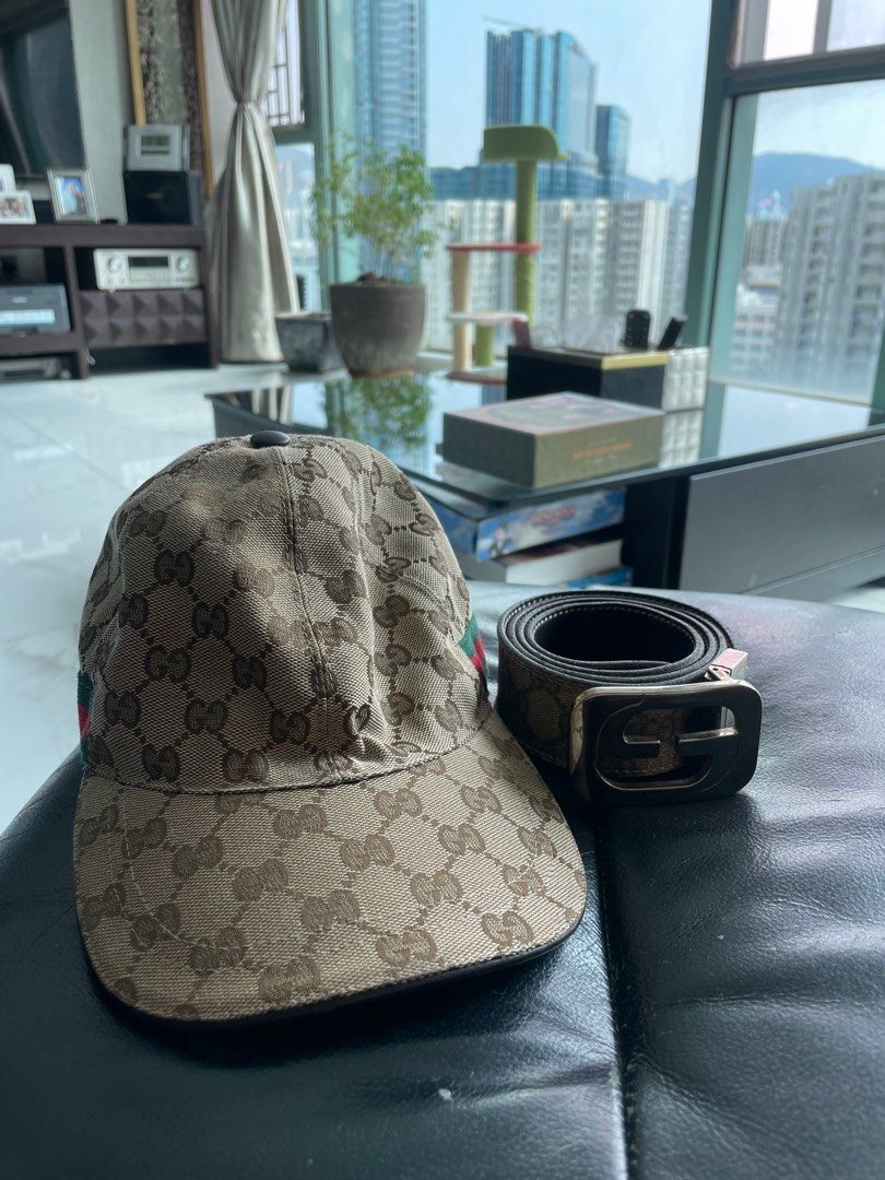 Original Gucci reversible belt original Gucci cap Carousell