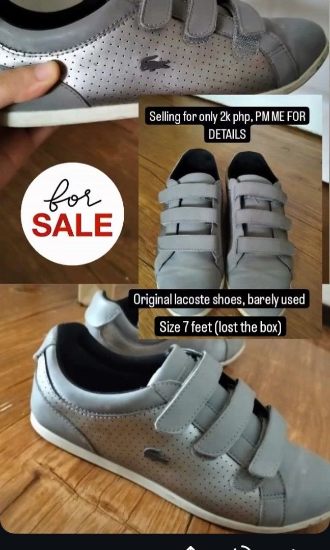 ORIGINAL LACOSTE SHOES Lowered to 1k now