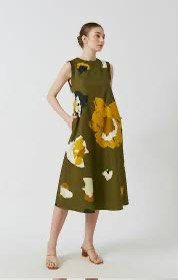 Our Second Nature Fieldnotes Gathered Sleeveless Dress (Category: Dresses) located in Marikina City. Submitted by mariedlp (Listing ID 1322085327, Image 2). Description: Bought in Singapore $89 ~ P3,800 Used twice RFS: too many dress of the same color .