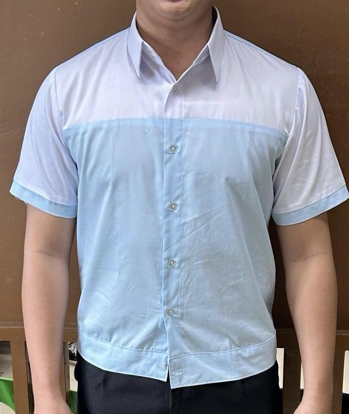 Polo Jack Powder Blue and White (Category: Tshirts & Polo Shirts ) located in Quezon City. Submitted by romsr (Listing ID 1322141157, Image 1). Description: Polo Jack Powder Blue and White (Patahi) Used only for fitting in shooting I have 2 pcs.
