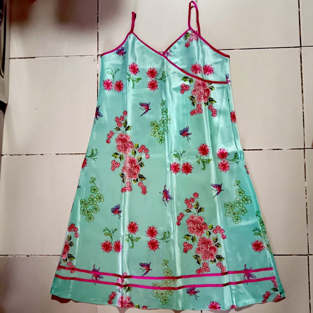 short smock dress Little Wonders Frill Smock Mini Dress Pink Stripe