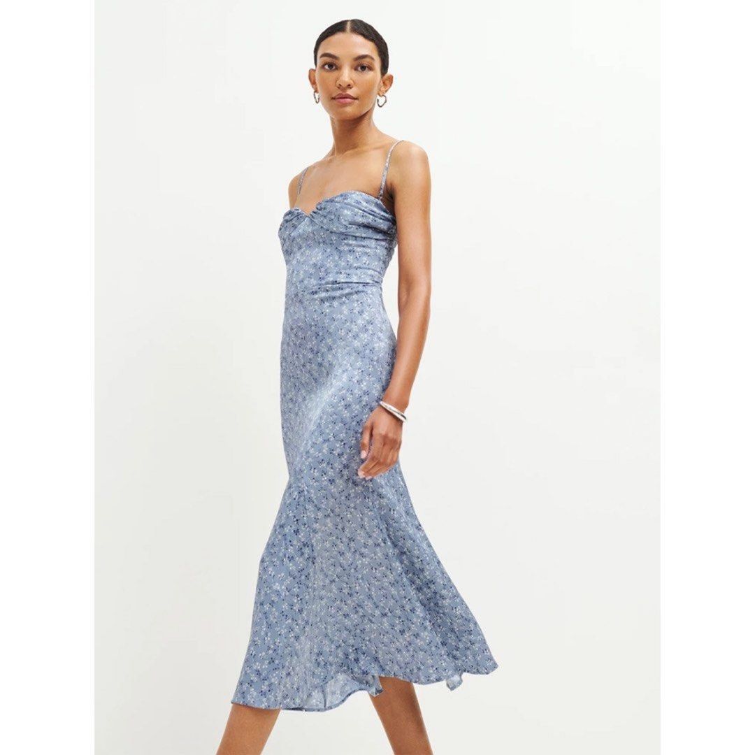 reformation hensley silk dress Reformation Hensley Satin Dress, Women's Fashion, Dresses & Sets, Evening  dresses & gowns on Carousell