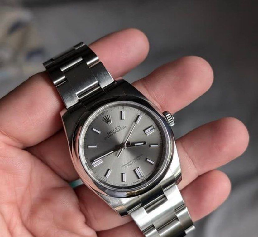 Rolex Oyster Perpetual 36 Rhodium Dial