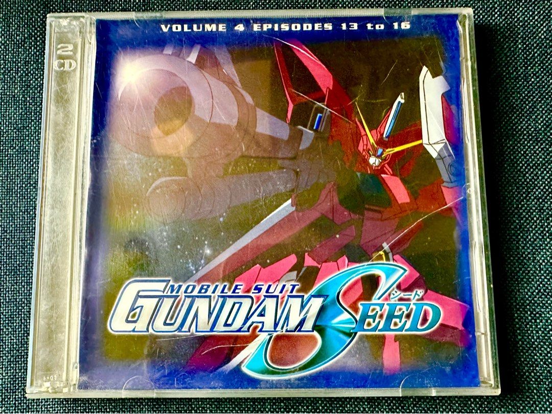 SAlE VCD Gundam Seed (Category: Comics & Manga) located in Makati City. Submitted by good_deals2026 (Listing ID 1322197686, Image 1). Description: Volume 4 Episode 13 to 16. Stored and hardly used. Good as new. .
