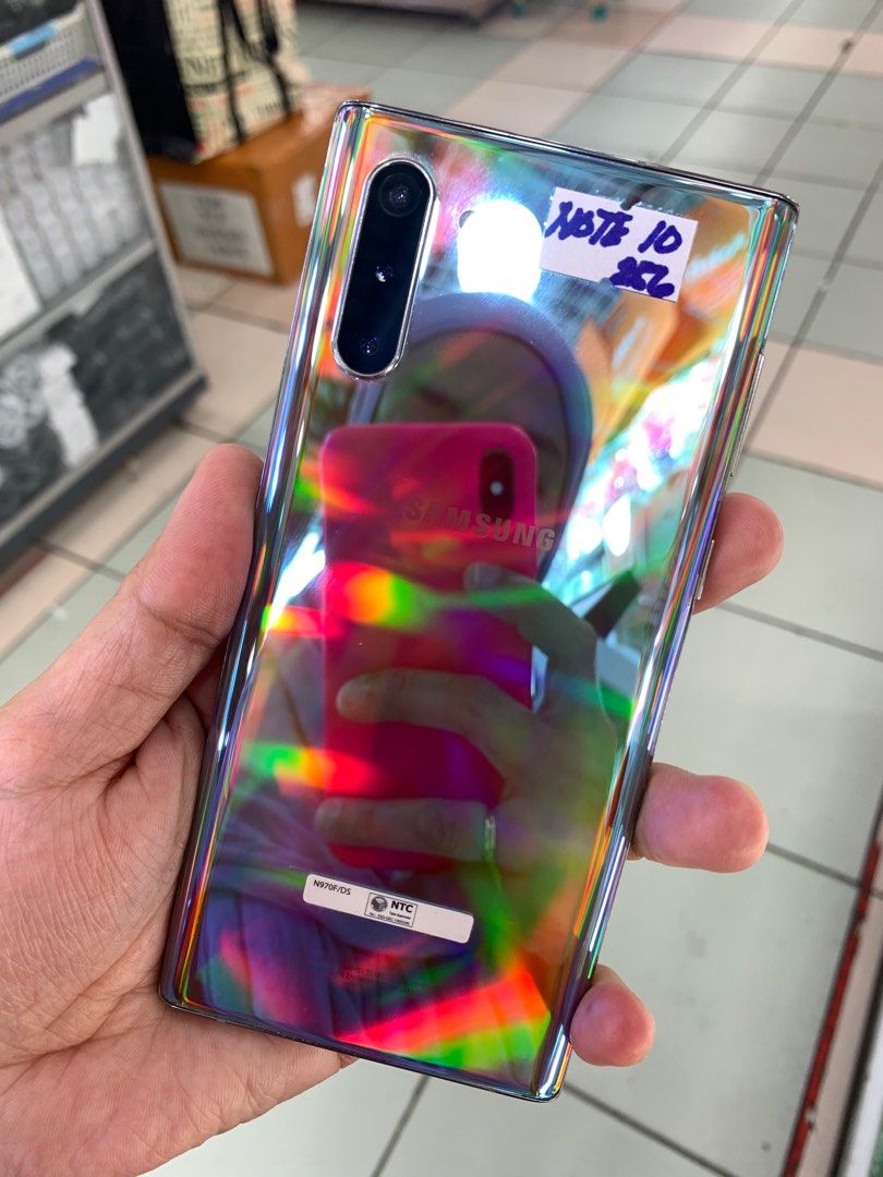 Samsung Note 10 (256gb) (Category: Samsung) located in Manila. Submitted by arzillah (Listing ID 1322101249, Image 1). Description: Samsung Note 10 256gb 8gb ram Factory unlock Ntc approve Slightly use Makinis No issue All working Open for COD/ COP + SF Manila area (sameday delivery) Province area (via LBC) required DP to avoid cancellations Physical store: Greenhills Shopping Center,2ndfloor Contact#: 09482217224 Page: Arzillah Gadgets Shop Fb: 