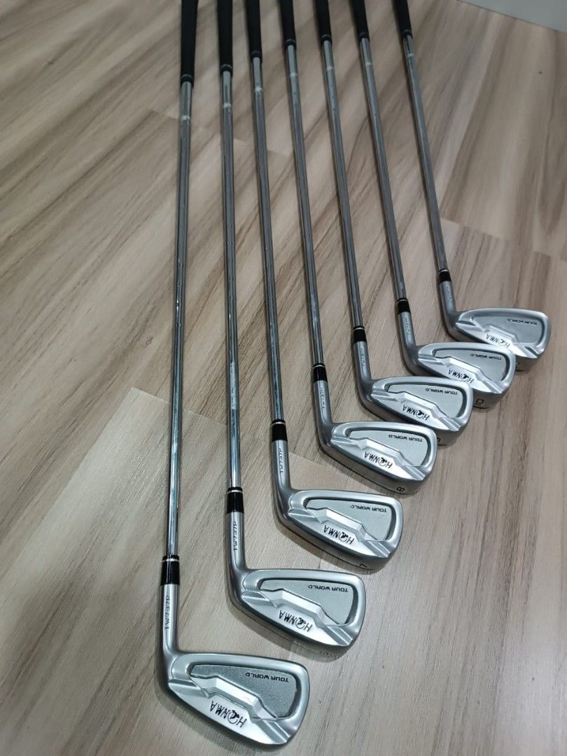 Set of golf irons HONMA (Category: Golf) located in Pasig City. Submitted by mtan134 (Listing ID 1322129722, Image 2). Description: 1 SET IRONS HONMA Tour world TW 737P 5-12 irons shaft: NSPRO 95 S included: golf laser rangefinder Price: P36500.