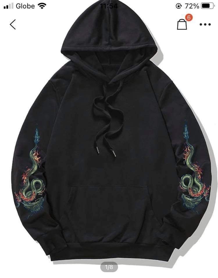 Shein black hoodie shop
