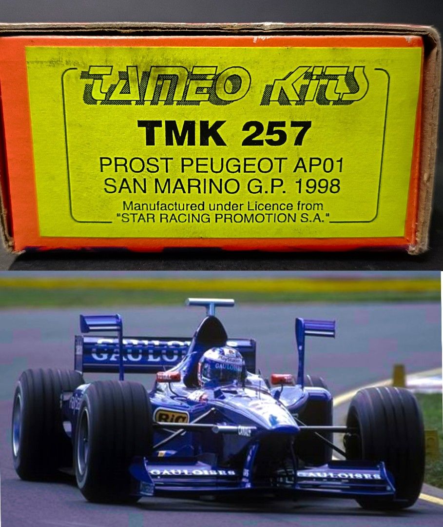 TAMEO (1/43) プジョー Prost AP01 Tameo Kits TMK257: Car scale model kit 1/43 scale - Prost