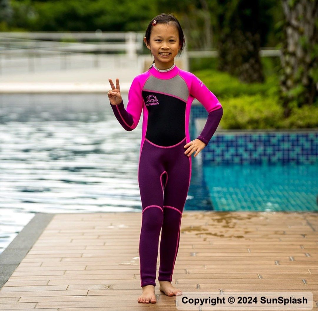 Thermal Swimwear Kids 2.5mm Swimsuit Neoprene UPF50 UV Protection Boy Girl Babies Kids Babies Kids Fashion on Carousell