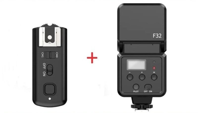 Ulanzi F32 Camera Speedlite Flash (L060GBB1) + Ulanzi TT-01 Wireless Flash Trigger (L002)62865820025601113