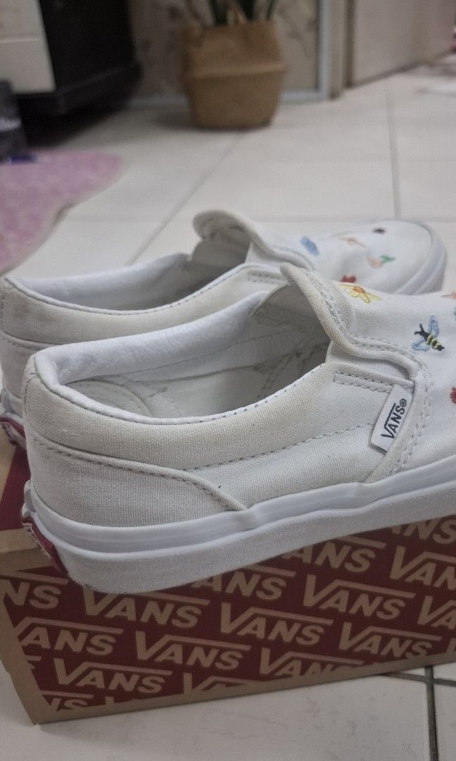 Vans Classic Slip O Garden Party True White
