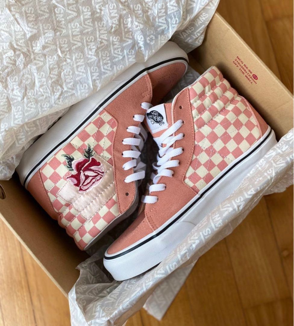 Patchwork high top vans deals