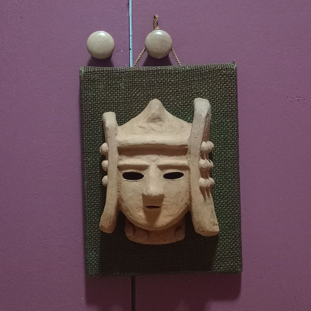 VINTAGE JAPANESE HANIWA TERRACOTTA MASK, Hobbies & Toys, Memorabilia ...