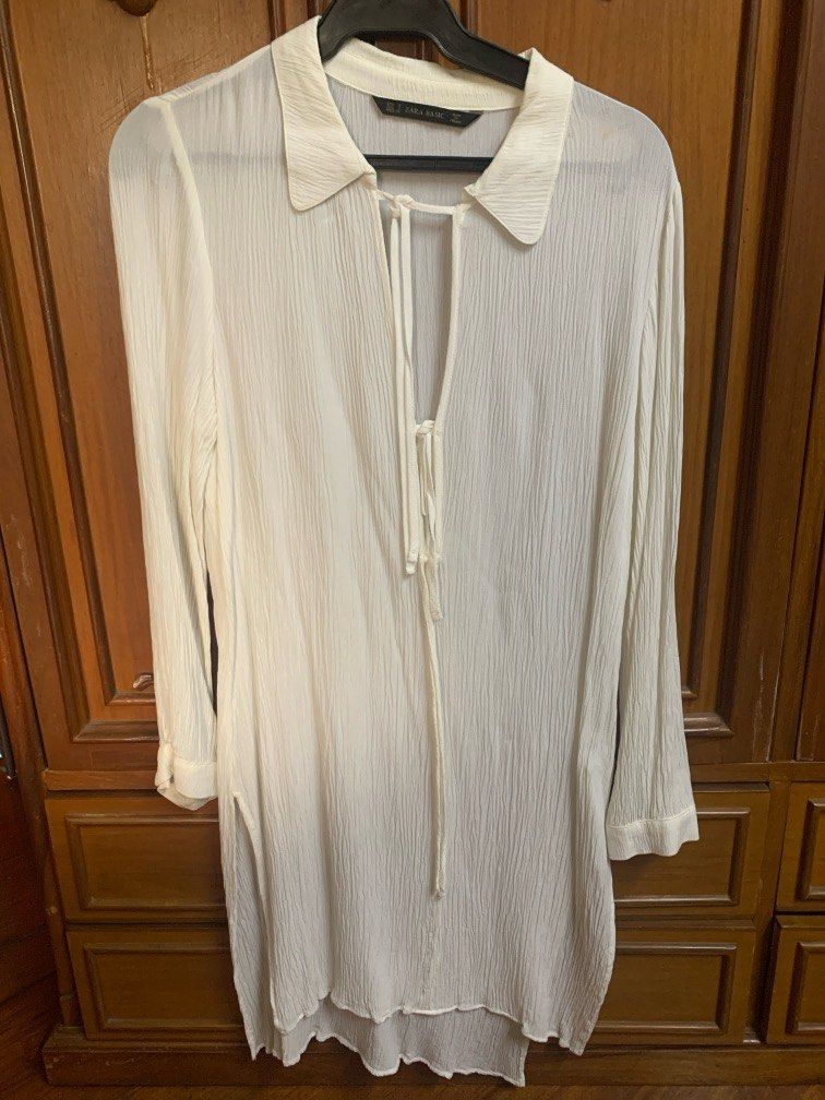 Zara Camisa long top (Category: Others Tops) located in San Juan City. Submitted by mjstuff2go (Listing ID 1322045305, Image 2). Description: Nice top for beach from Zara.
