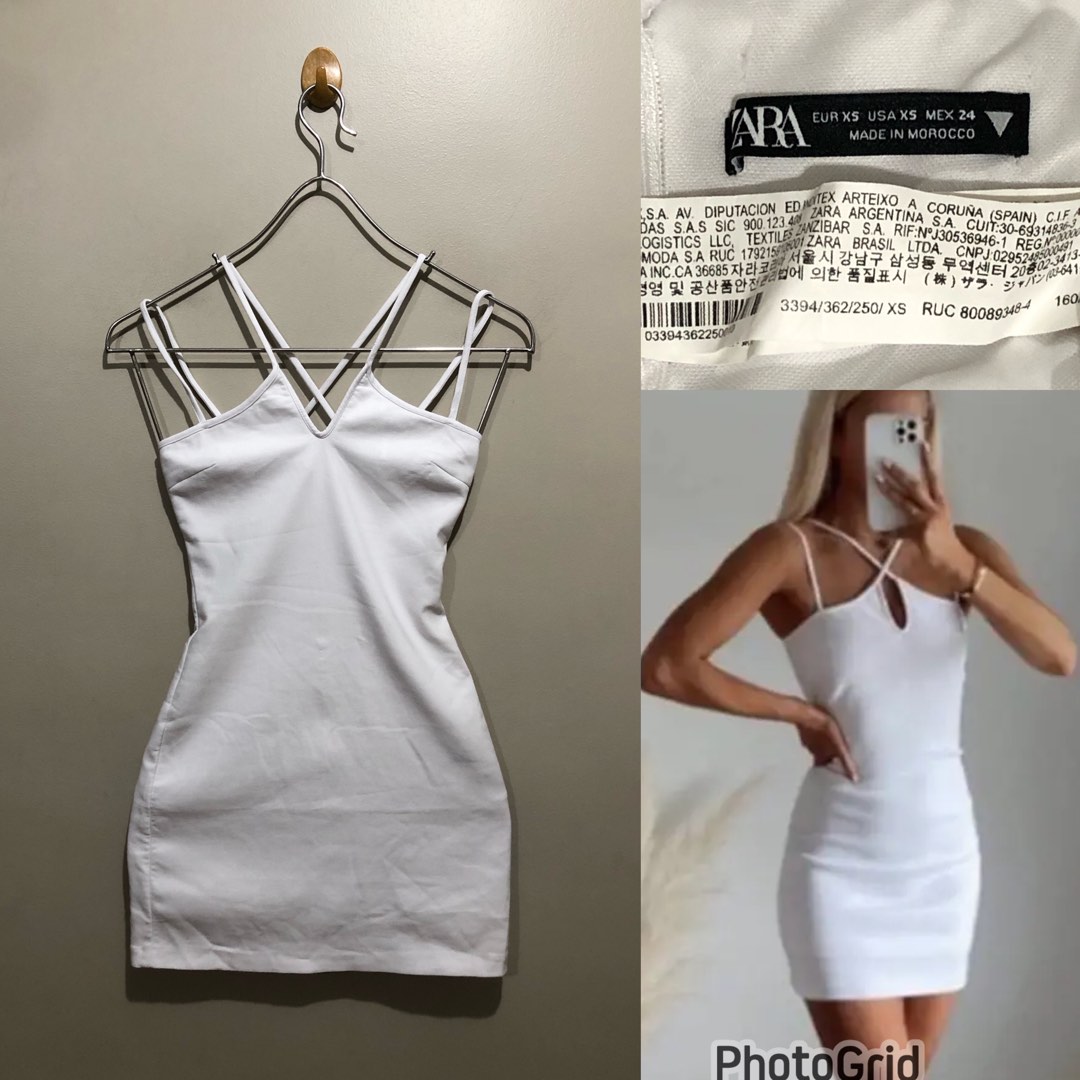 ZARA CRISS CROSSED BACK DRESS Women s Fashion Dresses Sets Dresses on Carousell