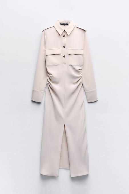 ZARA DRAPED WAIST MIDI DRESS (Category: Dresses) located in Pasay City. Submitted by justdm (Listing ID 1322041329, Image 1). Description: ZARA SALE‼️ DRAPED WAIST MIDI DRESS MEDIUM ON TAG NOW 1195 From 3995 Grab the chance before its gone 🤗.