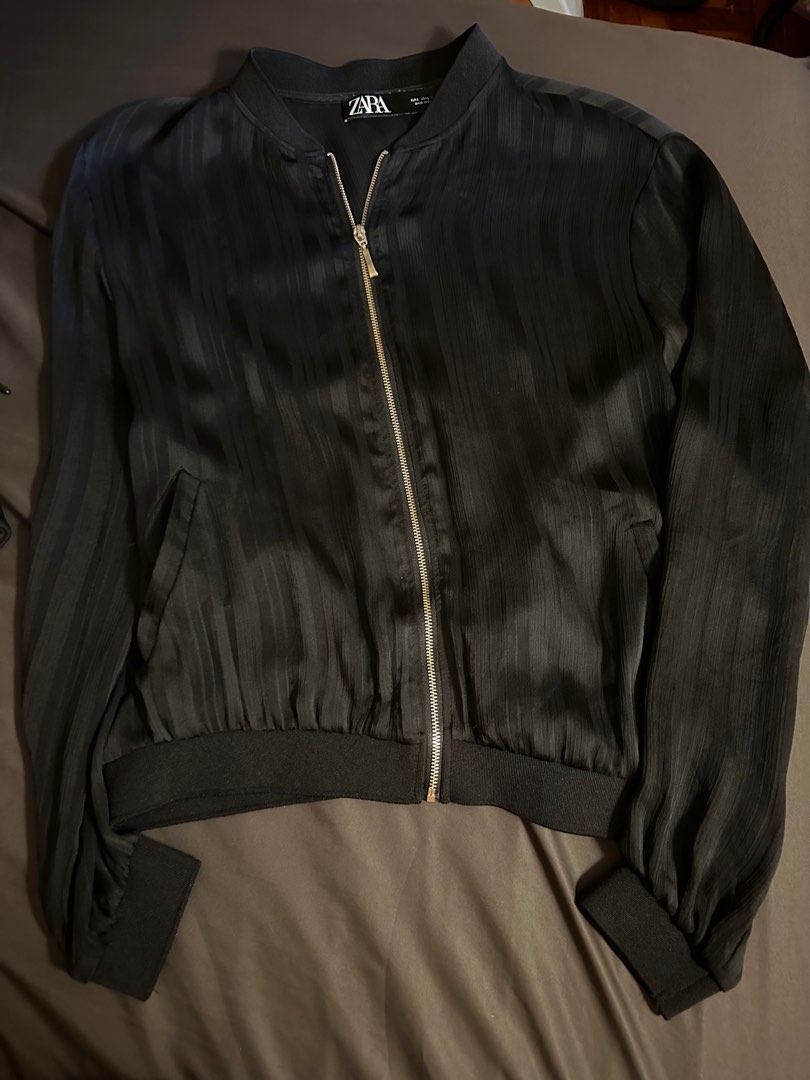 Zara Mesh Jacket Black