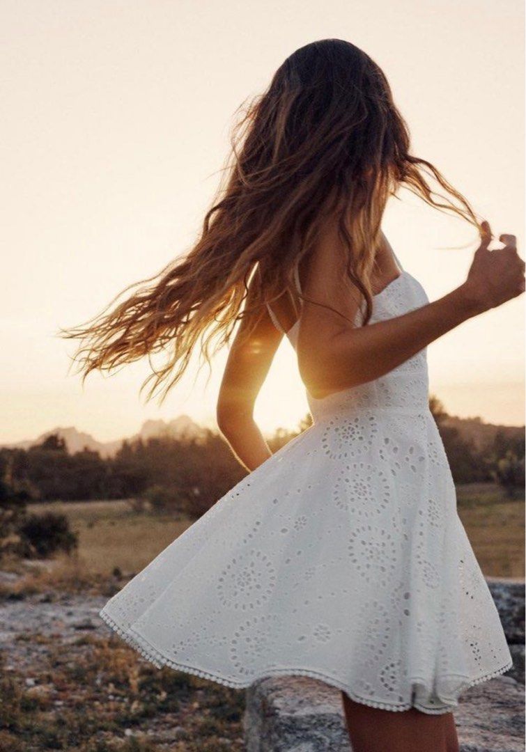 Zara white summer dress new arrivals