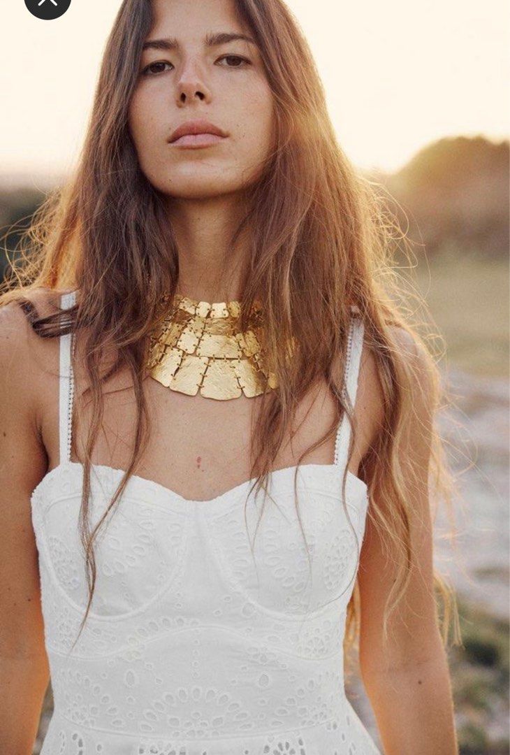 Zara White Eyelet Lace Summer Dress XS, Women's Fashion, Dresses & Sets,  Dresses on Carousell
