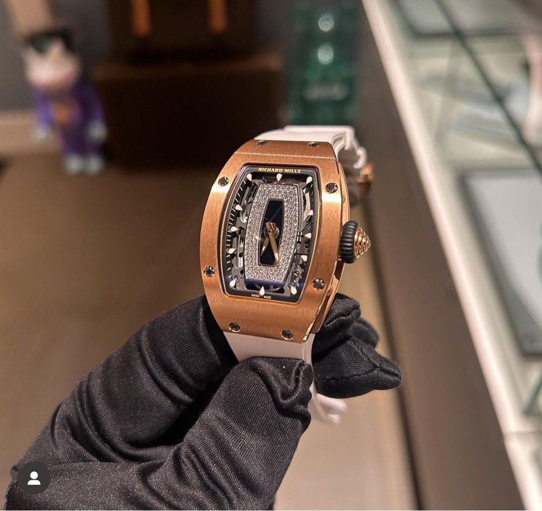 2019 Richard Mille RM037-01 Rose Gold Black Lips, Luxury, Watches