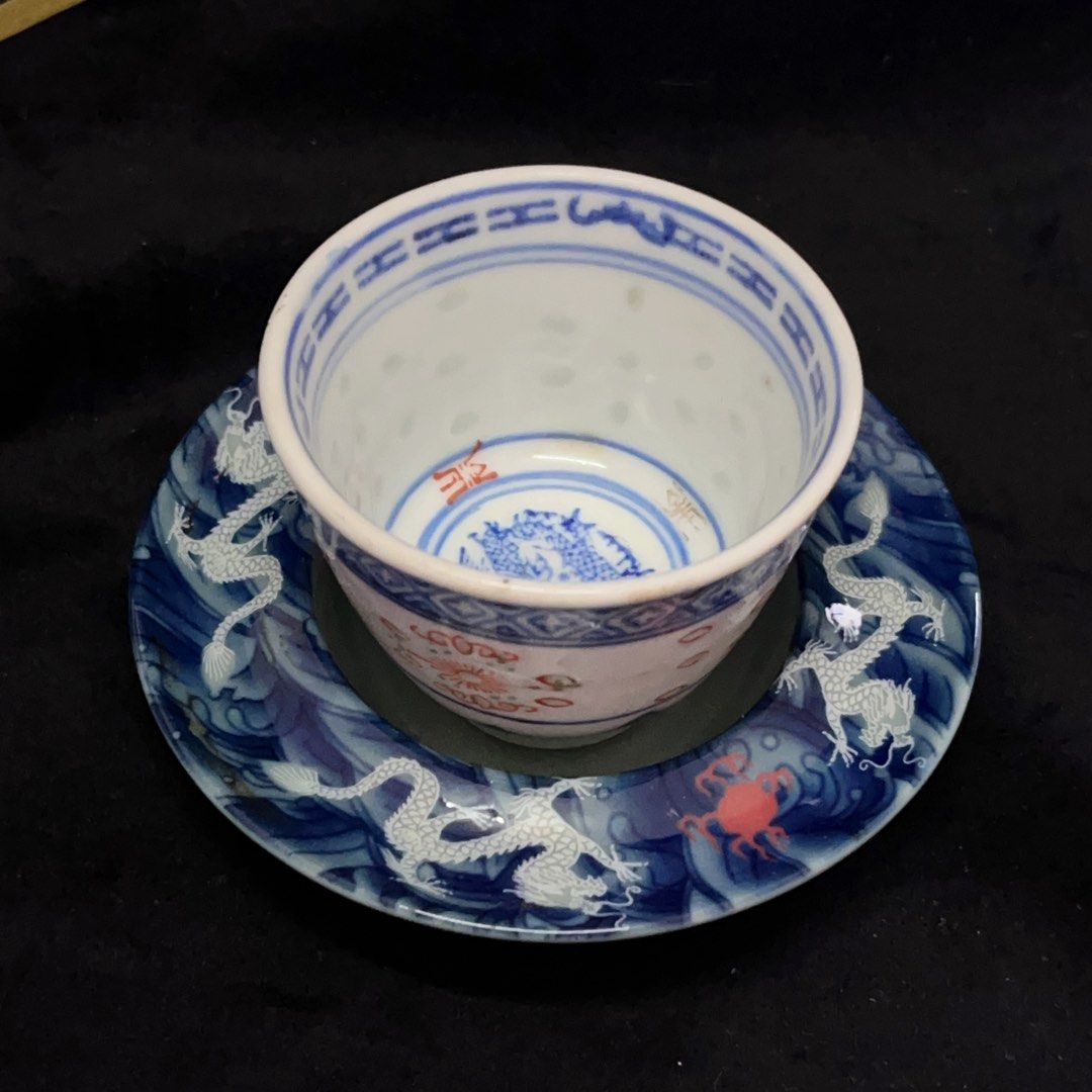 青花 玲瓏盃 茶盃 blue and white exquisite tea cup Latest Best Selling Praise