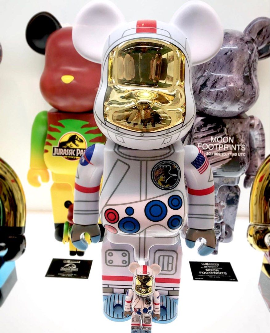 ✨預訂✨巜MEDICOM TOY BE@RBRICK APOLLO17 ASTRONAUT 100% +