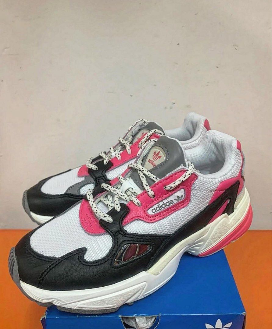 New Sneakers Adidas Falcon Black Pink EG9926 Carousell