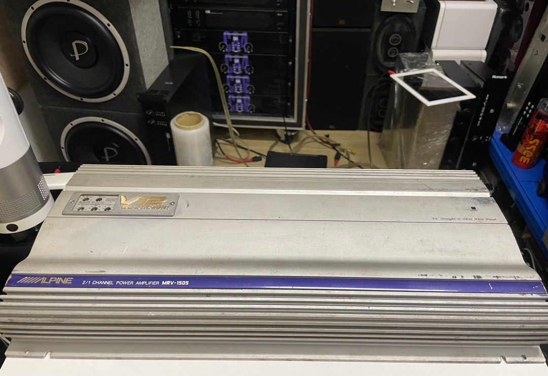 ADDZEST ウーファー + ALPINE MRV-1505 Alpine MRV-1505 - AMP Performance